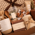 Spa Blanket Gift Box - Rustic