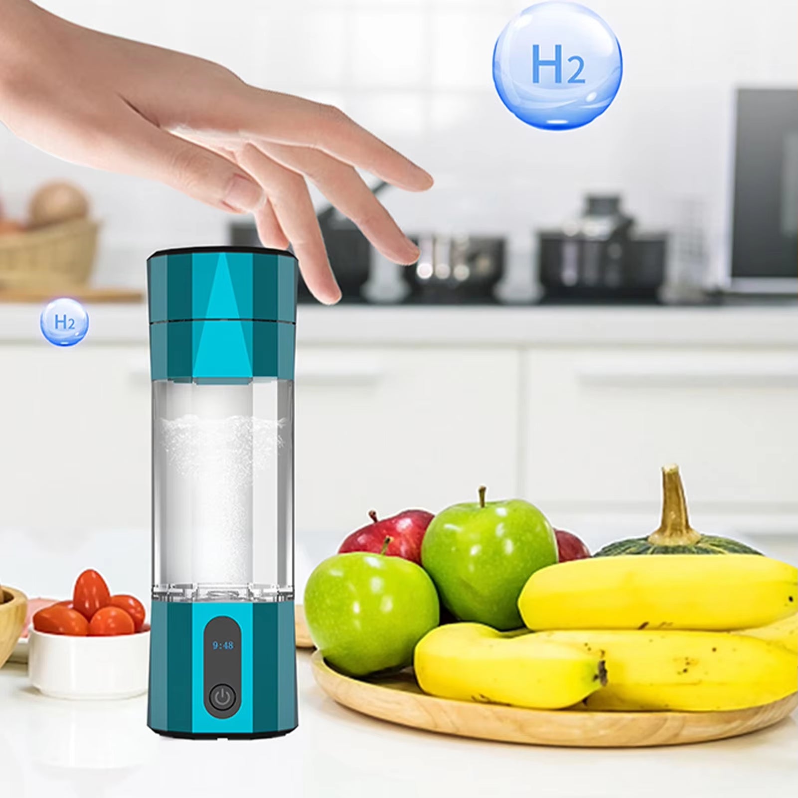 10000PPB Intelligent Hydrogen Rich Water Mug Hydrogen Water Generator Electrolysis Hydrogen Water Bottle