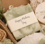 Green Floral & Wood Wick Candle Gift Box