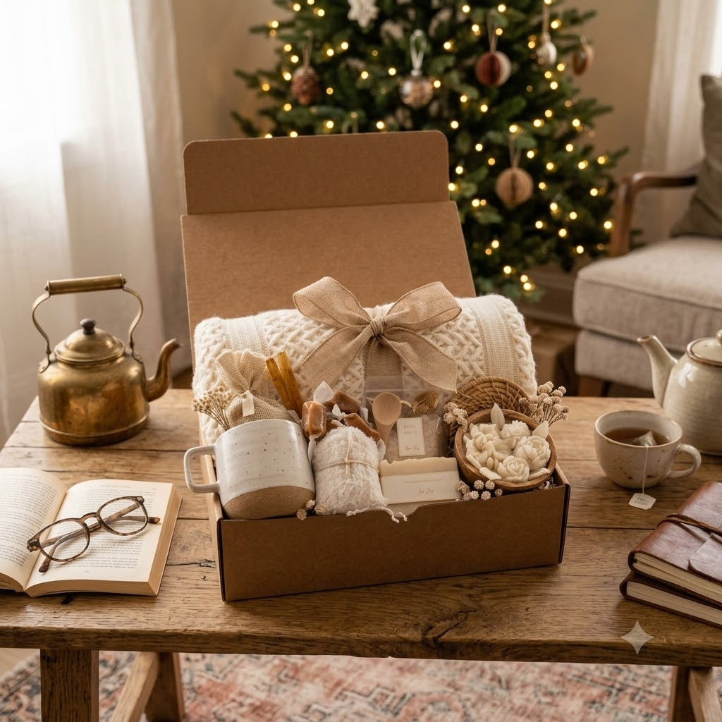 Spa Rustic Gift Box - White