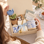 Mini Blue Tulip Gift Box