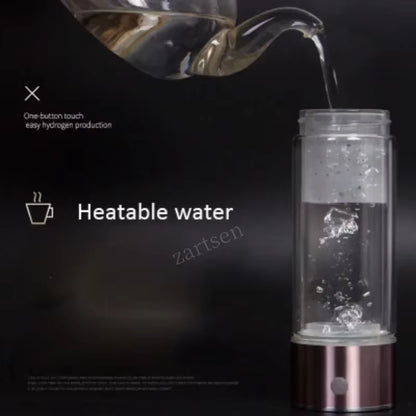 Hydrogen Water Generator Alkaline Maker USB Rechargeable Water Ionizer Bottle Super Antioxidant ORP Hydrogen-Rich Water Cup