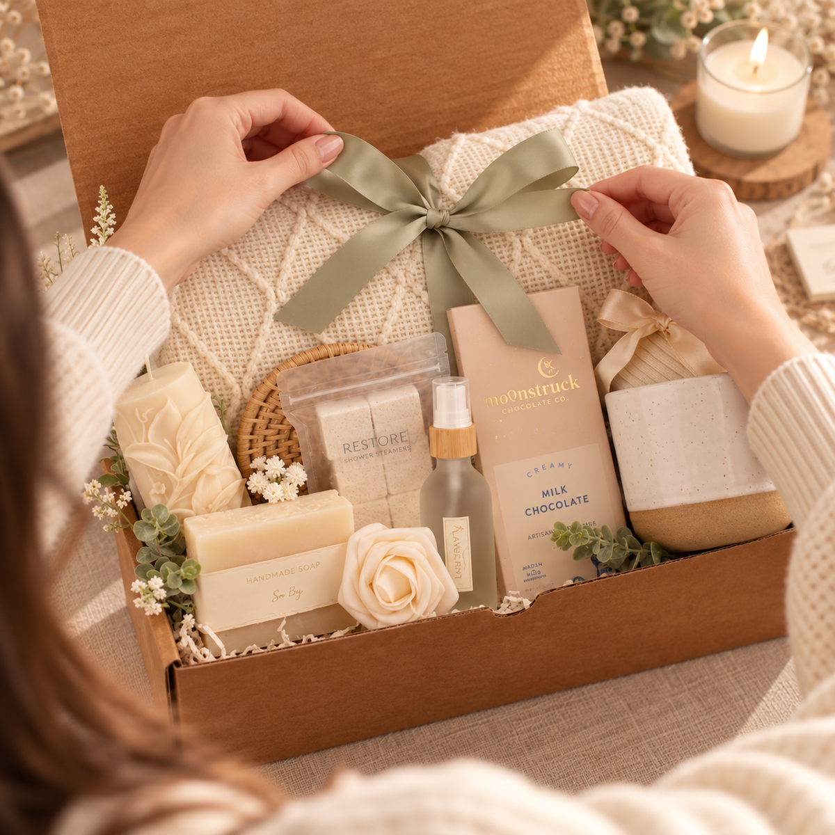 Spa Blanket Gift Box - Restore