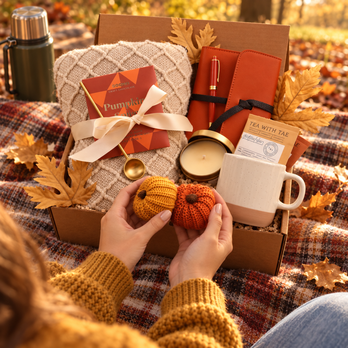 Fall Pumpkin & Chocolate Gift Box