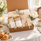Dual Mug & White Tulip Gift Box