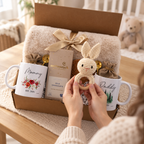 Dual Mug & Blanket Gift Box