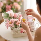 Crochet Lily Bouquet Gift Box