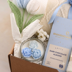 Blue Tulips Gift Box - Mom