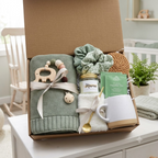 Baby Blanket & Elephant Gift Box