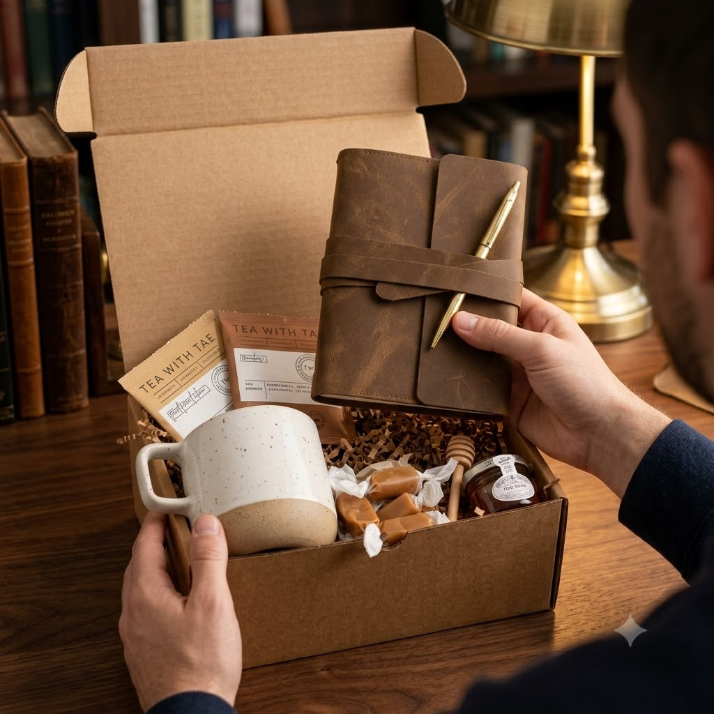 Journal & Tea Gift Box - Small