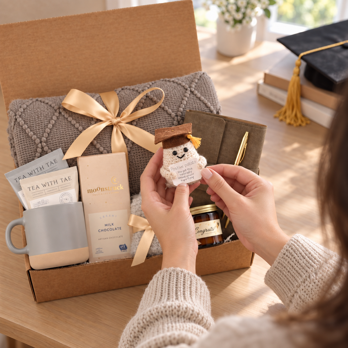 Grad Potato & Grey Mug Gift Box