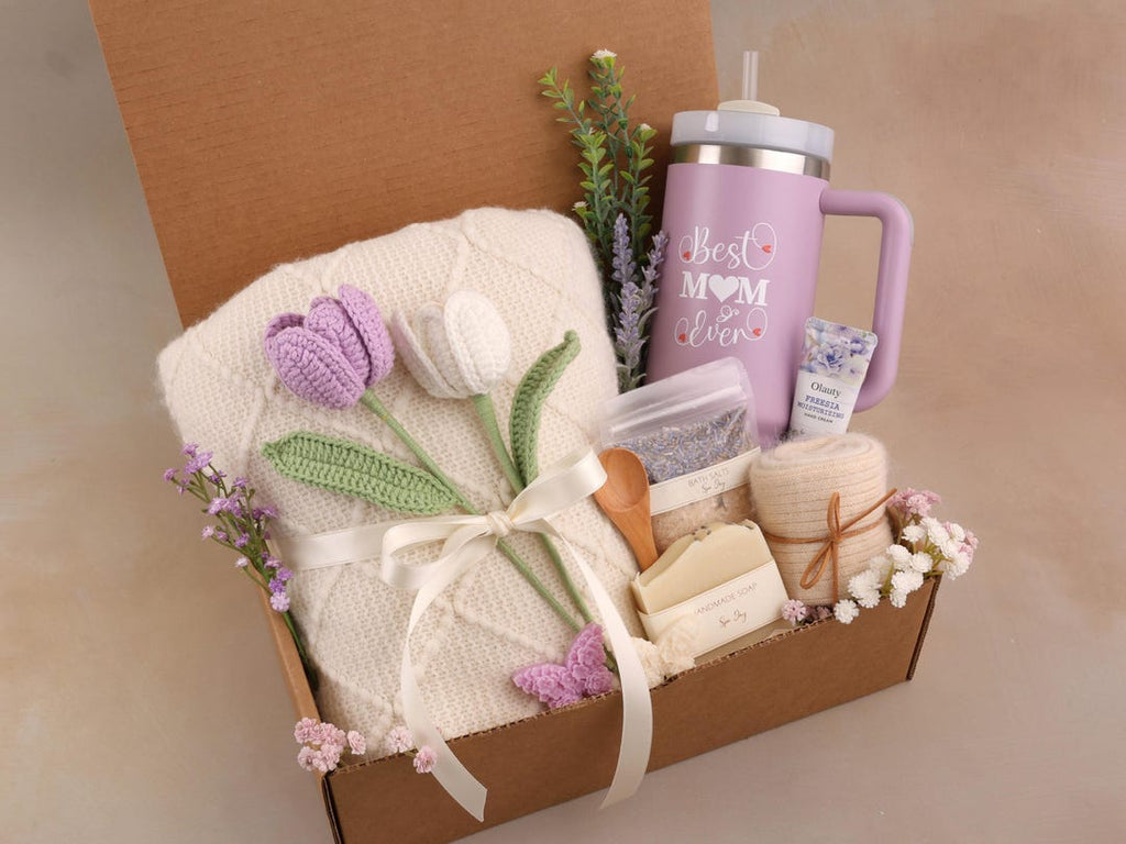 Purple Handle Tumbler Gift Box