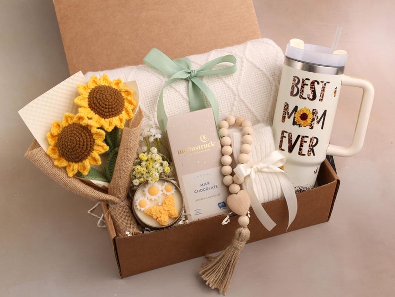 Sunflower Handle Tumbler Gift Box