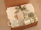 Spa Green Peony Candle Gift Box