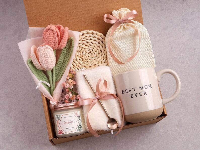 Pink Tulip Gift Box - No Blanket