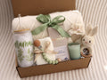 Mama Glass & Green Blanket Gift Box
