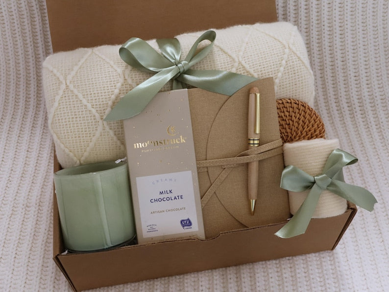 Sage Candle & Journal Gift Box