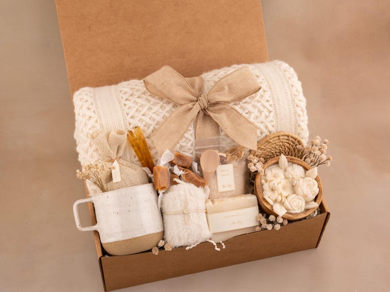 Spa Rustic Gift Box - White