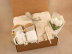 Dual Mug & White Tulip Gift Box