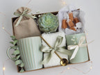 Green Candle & Succulent Gift Box