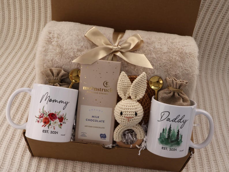 Dual Mug & Blanket Gift Box