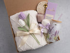 Purple Tulips Gift Box