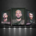 Messi Neymar Ronaldo 3D Lenticular Motion Poster